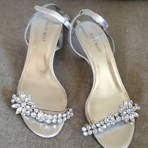Nine West kitten heel sandals